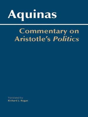 cover image of Commentary on Aristotle's Politics